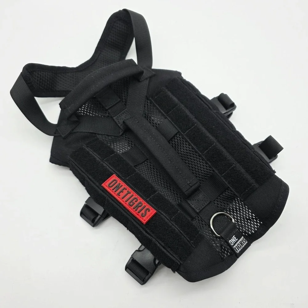 OneTigris Small Dog Harness No Pull Mesh Breathable Tactical Vest with Handles